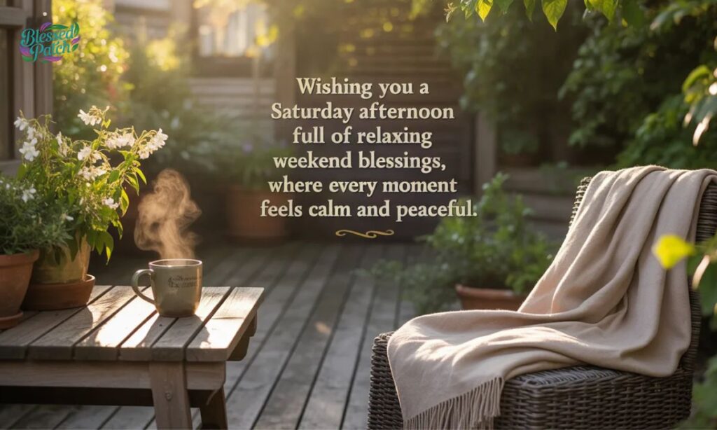 Saturday Afternoon Blessings