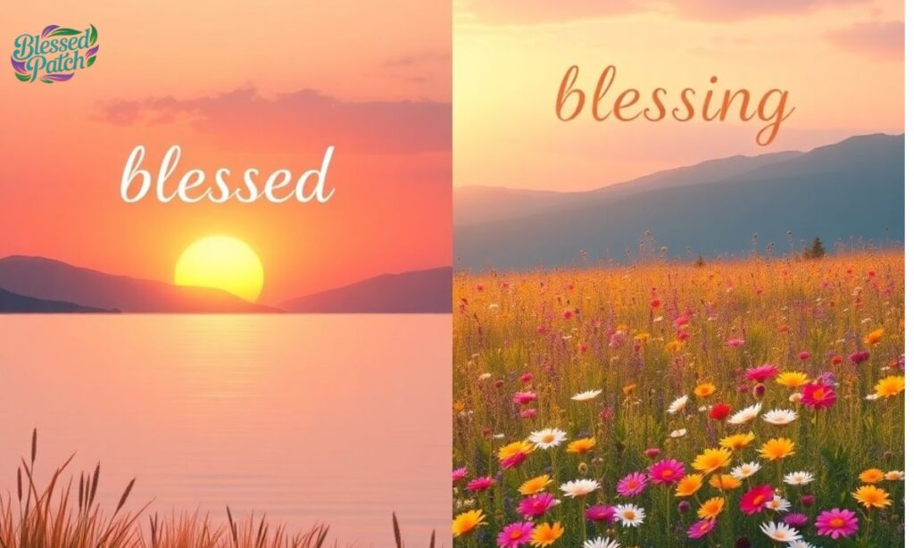 The Difference Between “Blessed” and “Blessing”