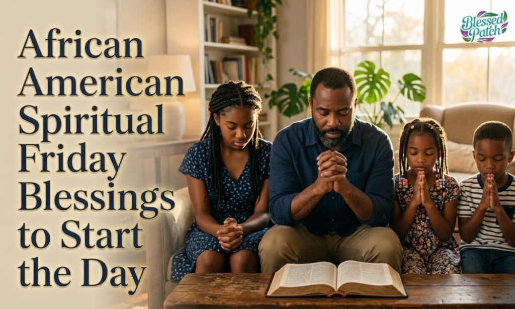 African American Spiritual Friday Blessings to Start the Day
