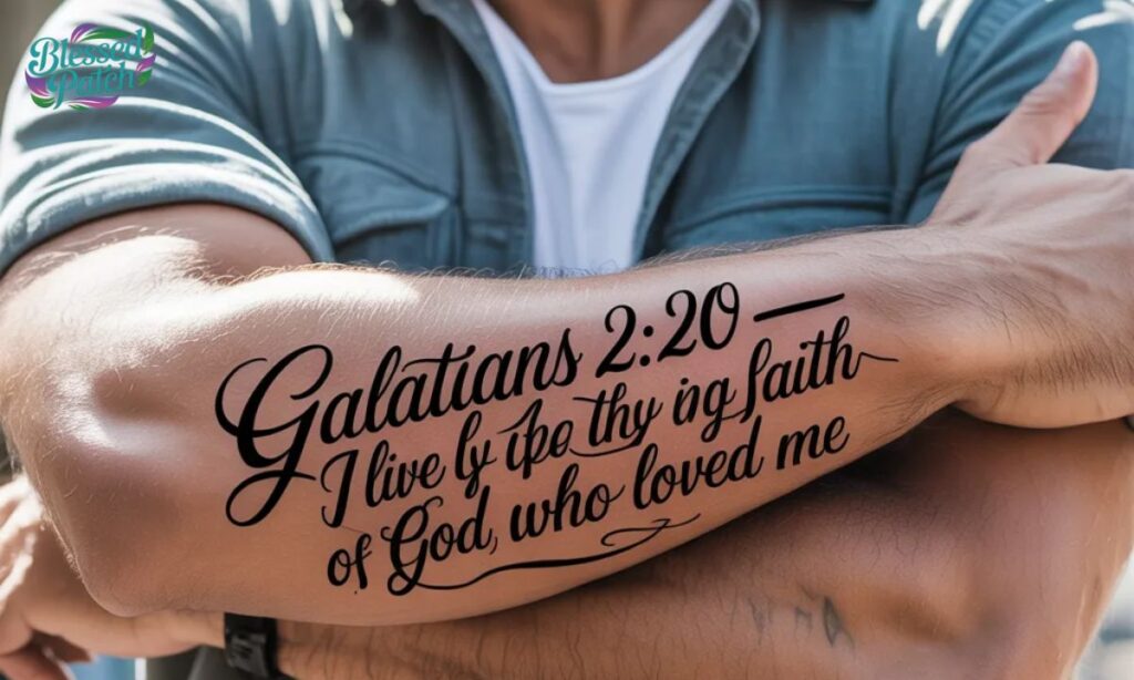 Bible Verse Tattoos For Men About Verses About Faith and Trust