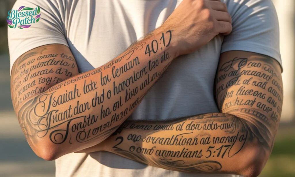 Bible Verse Tattoos For Men About Verses About Hope and Renewal