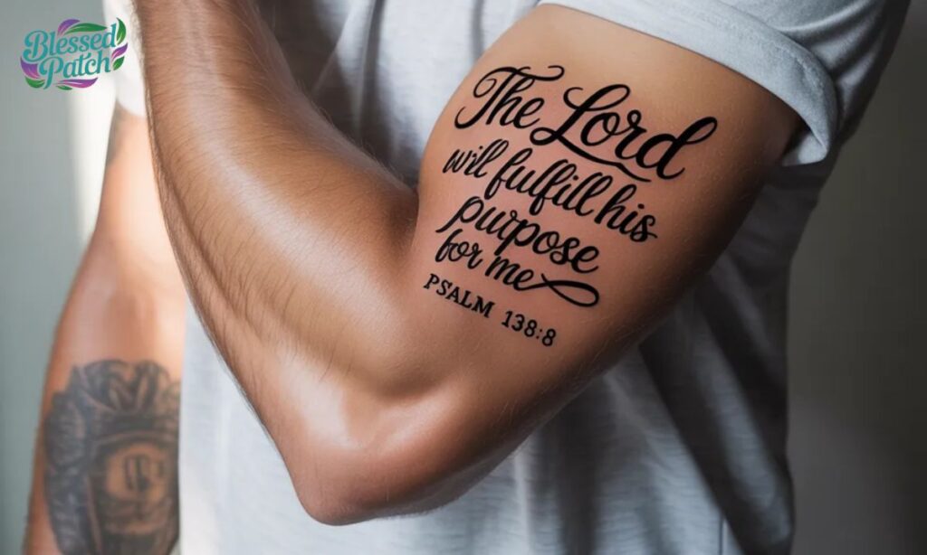 Bible Verse Tattoos For Men About Verses About Purpose and Calling