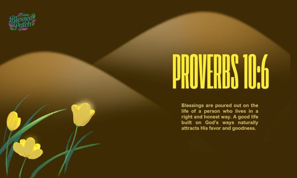 Bible Verse for a Blessed Life