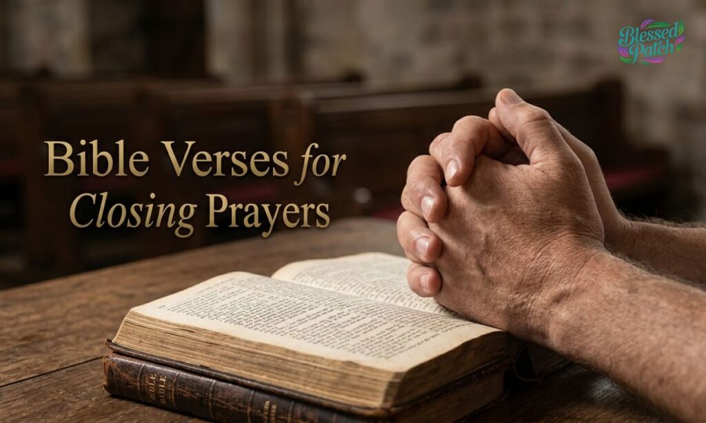 Bible Verses for Closing Prayers