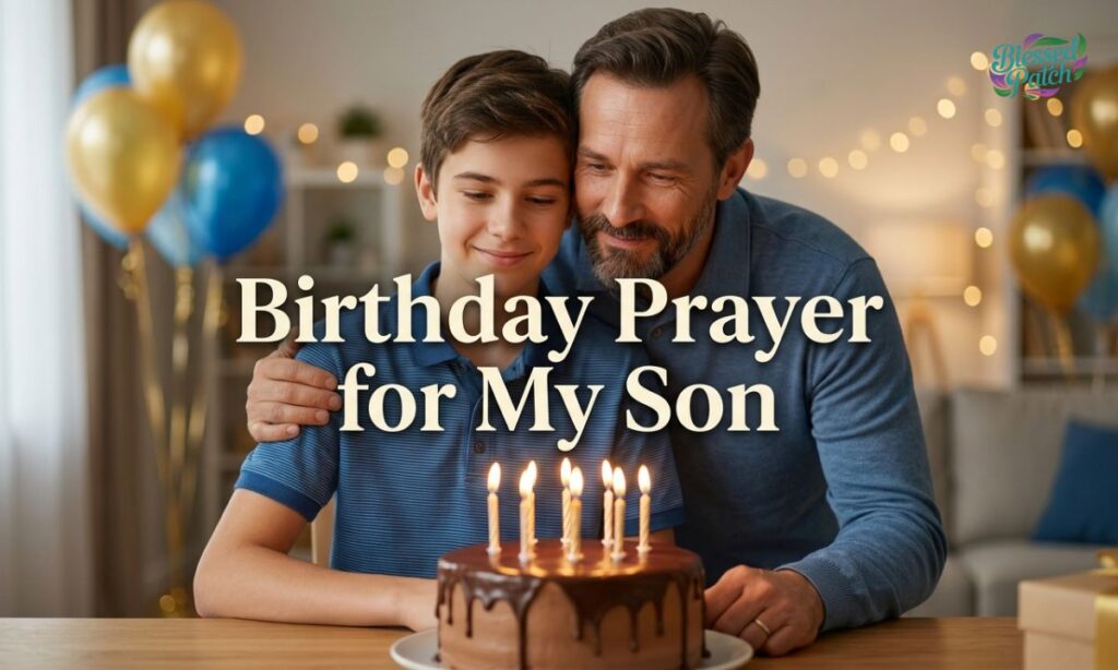 Birthday Prayer for My Son