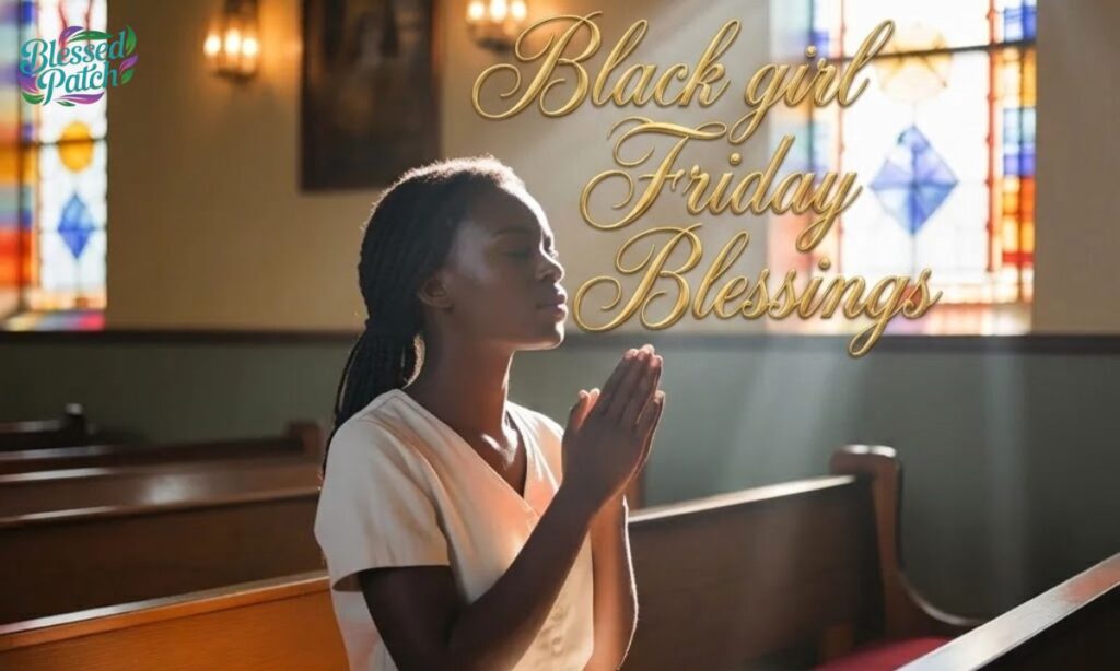 Black girl Friday Blessings