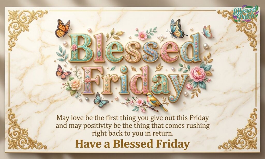 Blesssed Friday