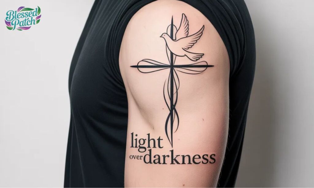 Christian Symbol Tattoos with Bible Verses