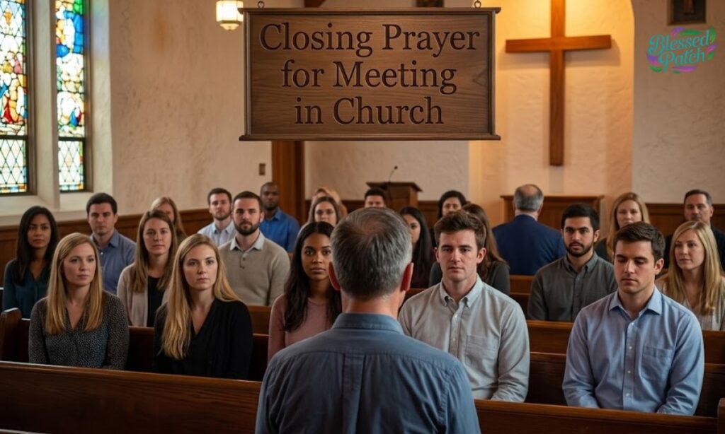 Closing Prayer for Meeting in Church