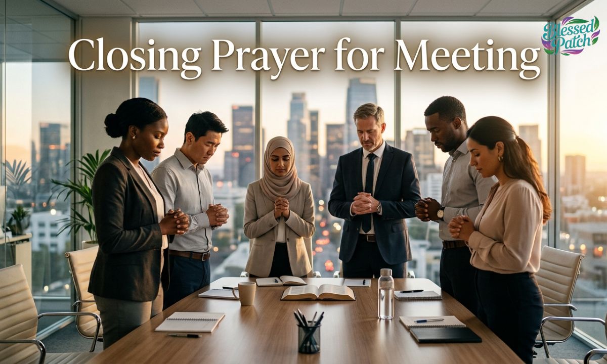 Closing Prayer for Meeting