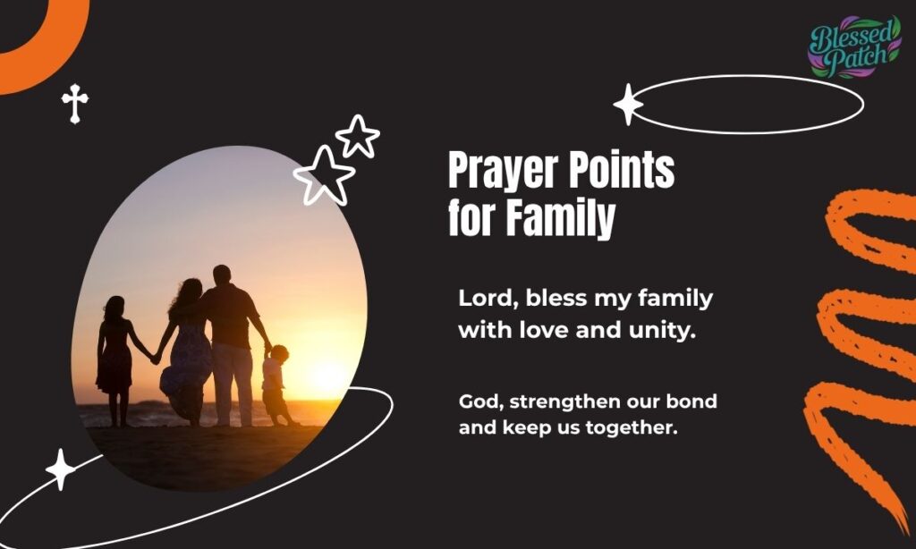 Family and Relationships Prayer Points