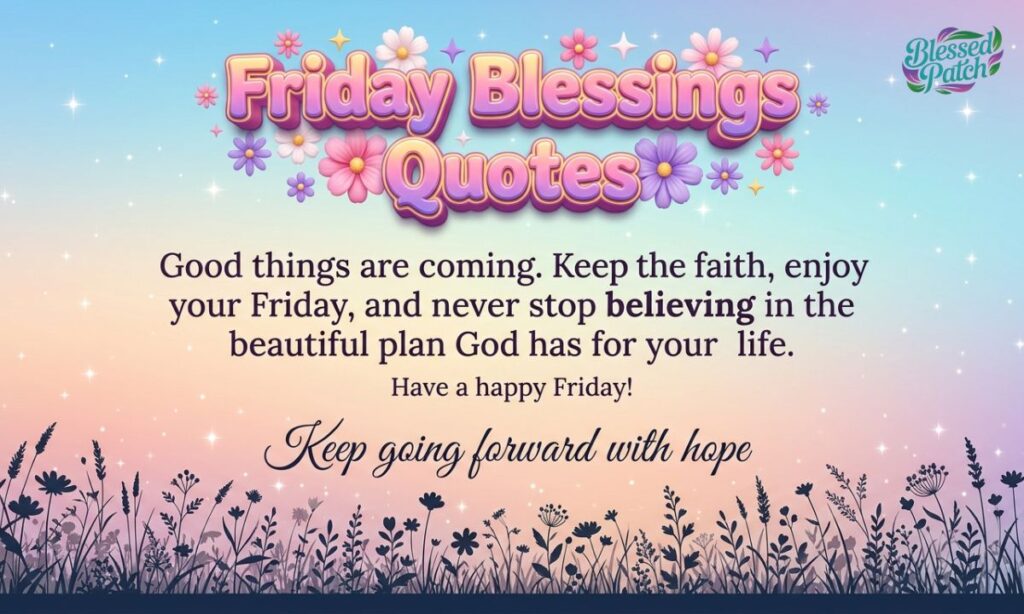 Friday Blessings Quotes
