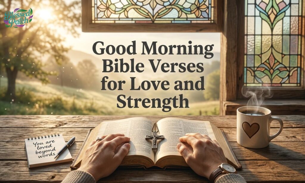 Good Morning Bible Verses for Love and Strength