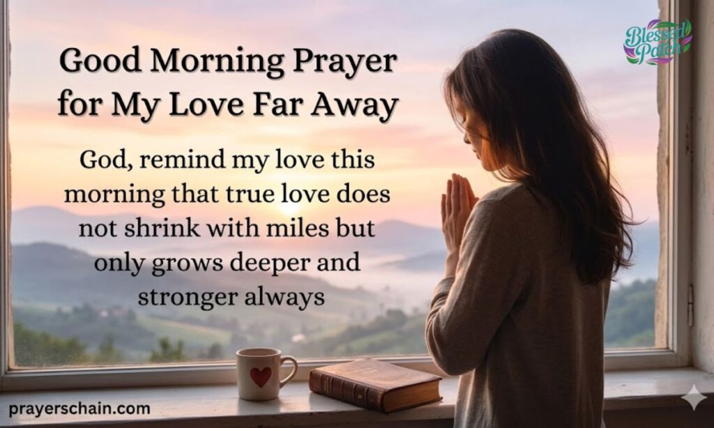 Good Morning Prayer for My Love Far Away