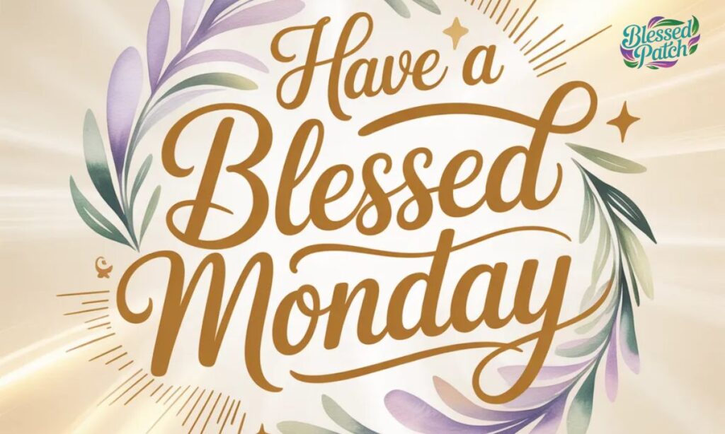 Have a Blessed Monday