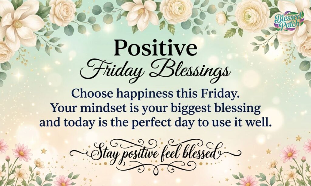 Positive Friday Blessings