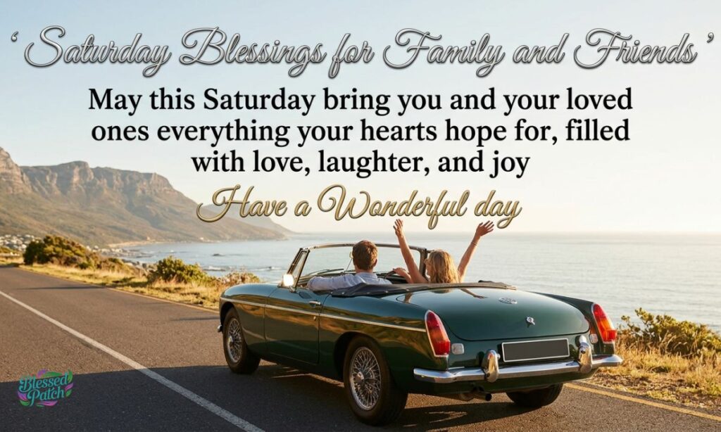 Saturday Blessings for Family and Friends