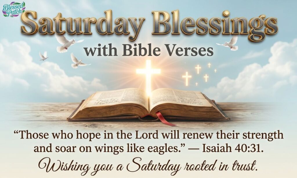 Saturday Blessings with Bible Verses