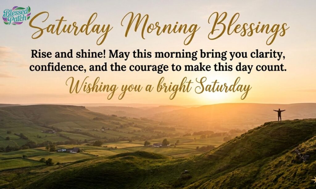 Saturday Morning Blessings