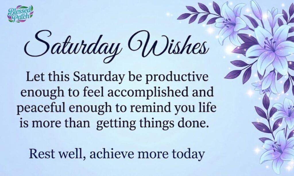 Saturday Wishes (1)