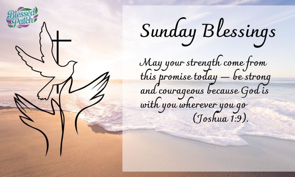 Sunday Blessings Bible Verses