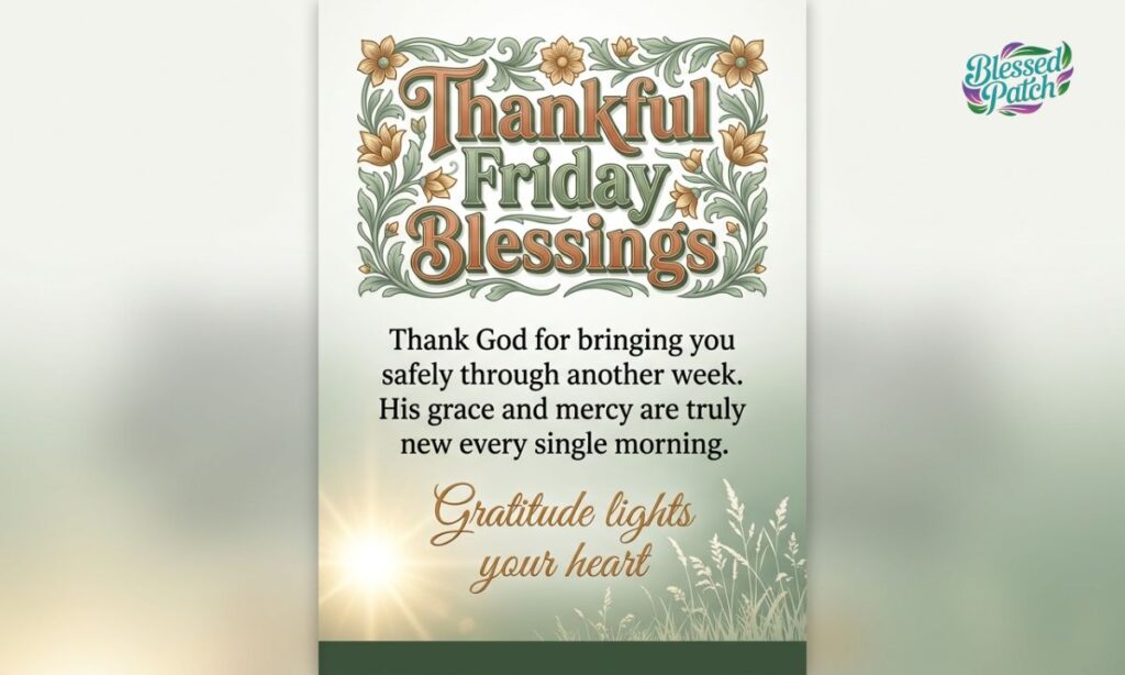 Thankful Friday Blessings