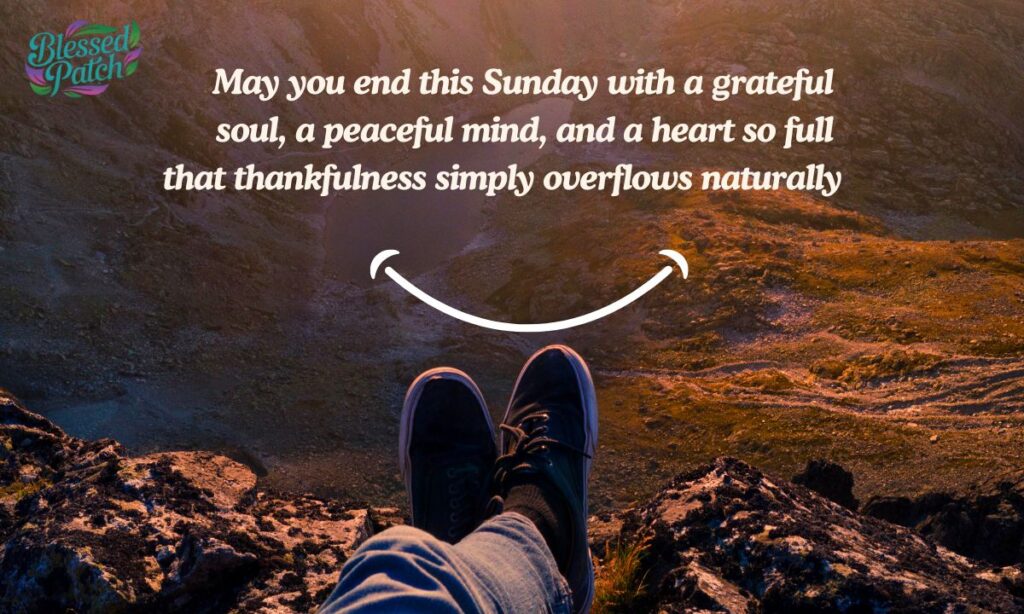 Thankful Sunday Blessings Quotes