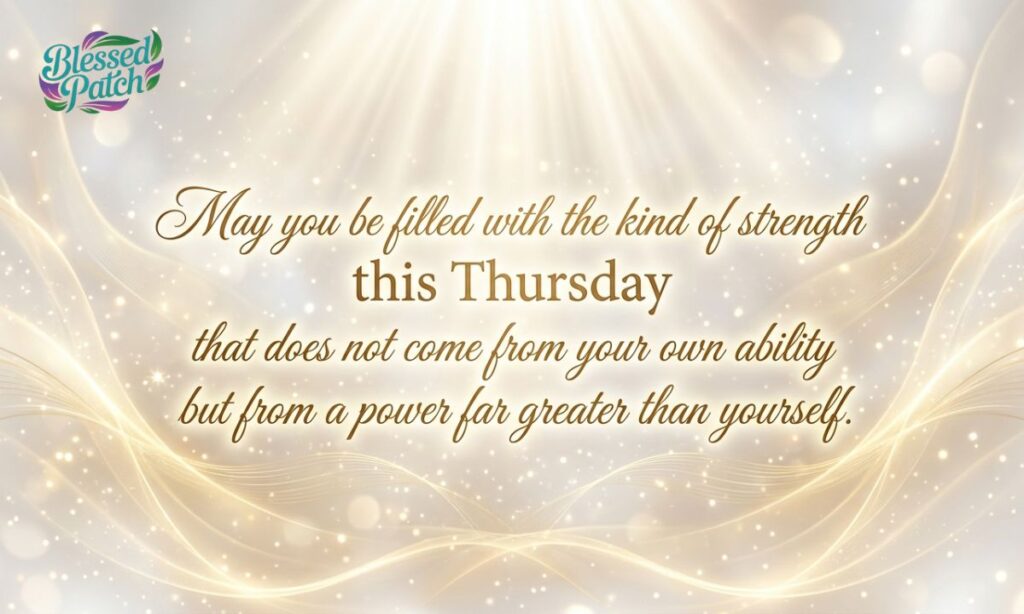Thursday Blessings and Prayers