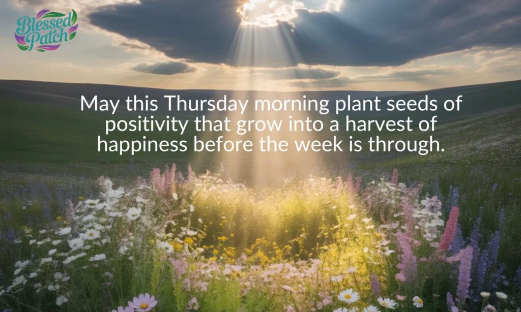 Thursday Morning Blessings