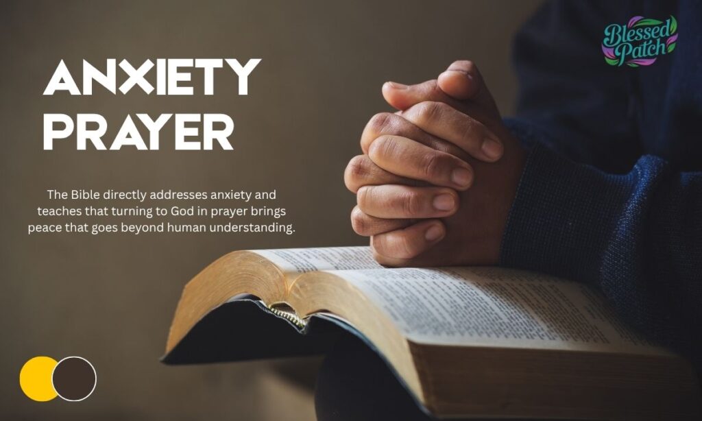 anxiety prayer