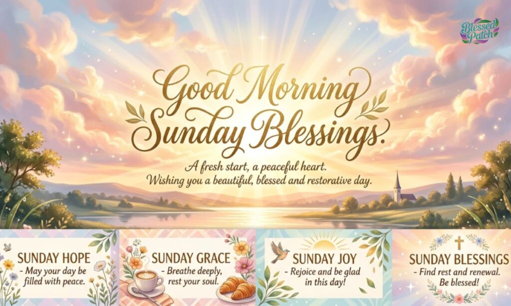Beautiful Good Morning Sunday Blessings
