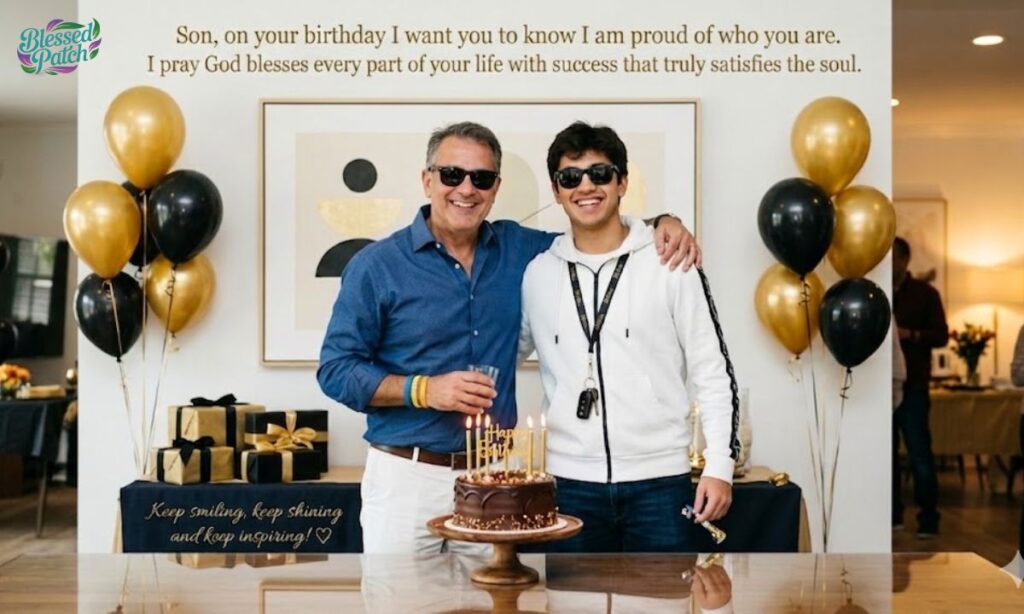 Birthday Prayer for Son from Father
