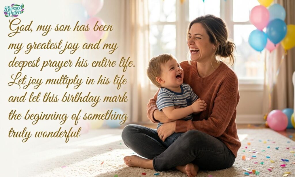 Birthday Prayer for a Son from a Mother