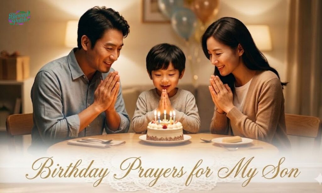Birthday Prayers for My Son
