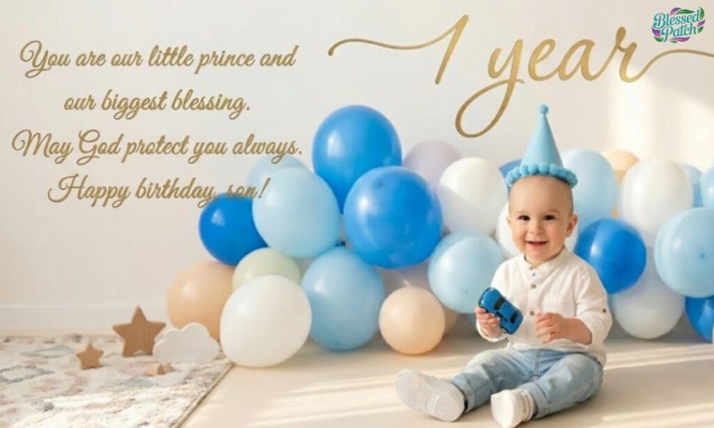 First Birthday Wishes for Son