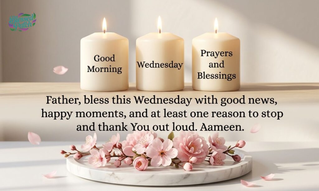 Good Morning Wednesday Prayers and Blessings
