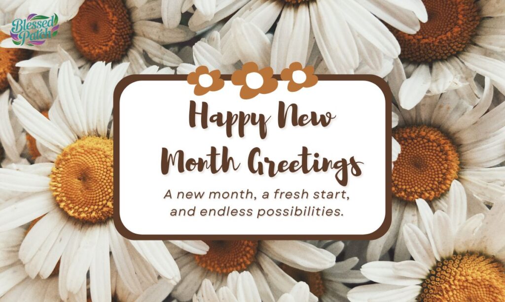 Happy New Month Greetings