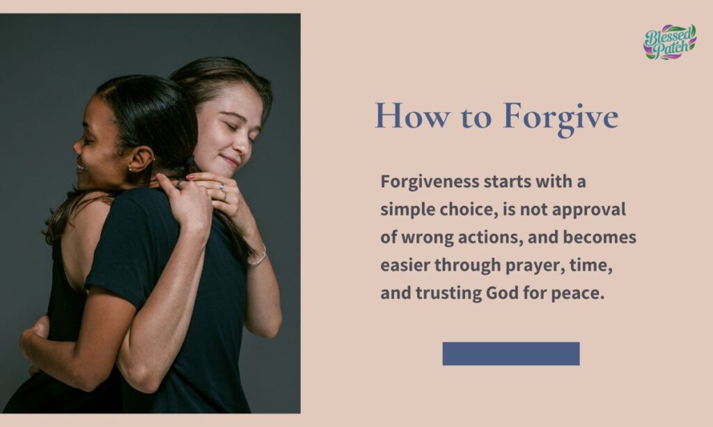 How to Forgive