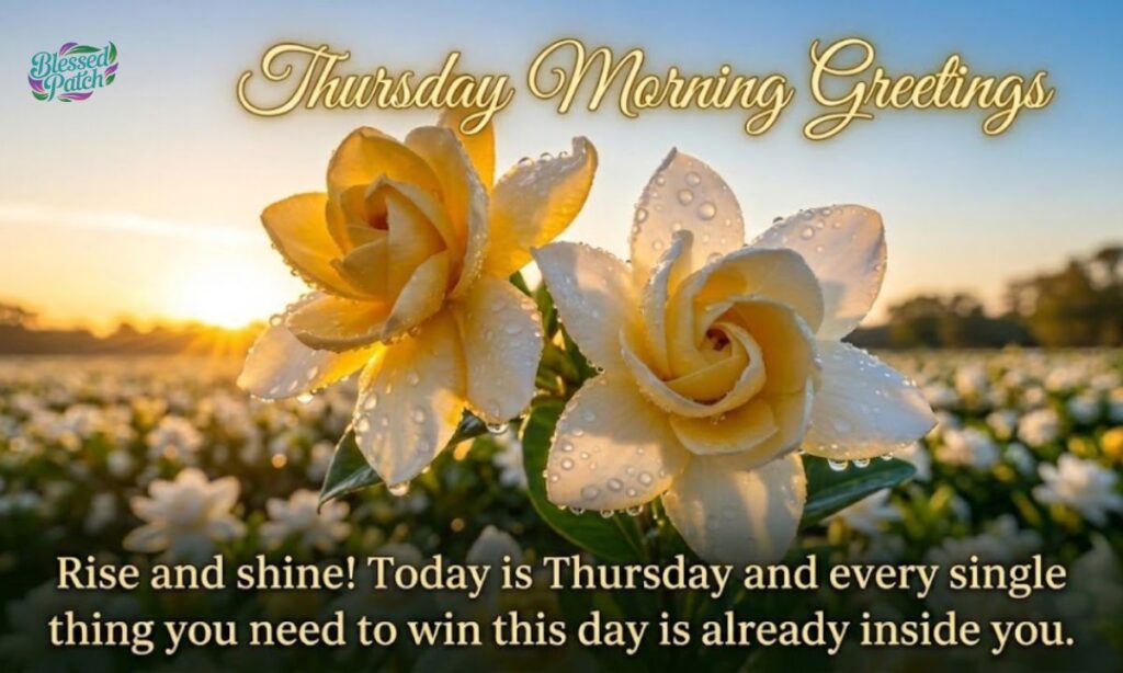 Positive Thursday Morning Greetings