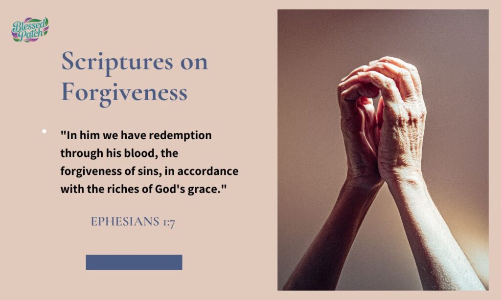 Scriptures on Forgiveness