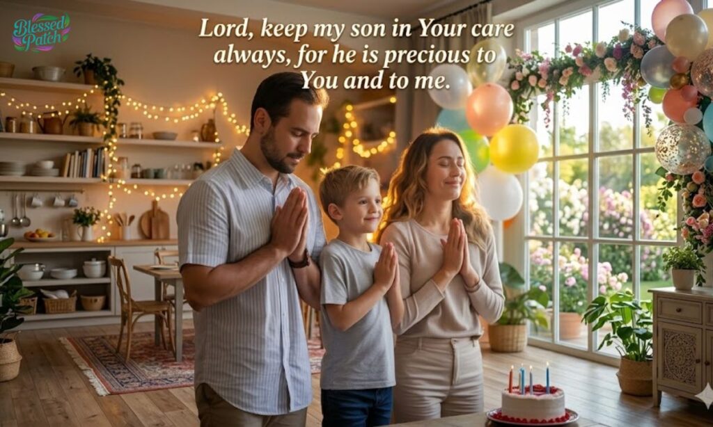 Short Birthday Prayer for My Son