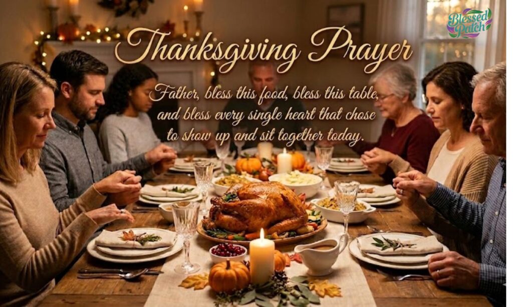 Thanksgiving Prayer Before Meal