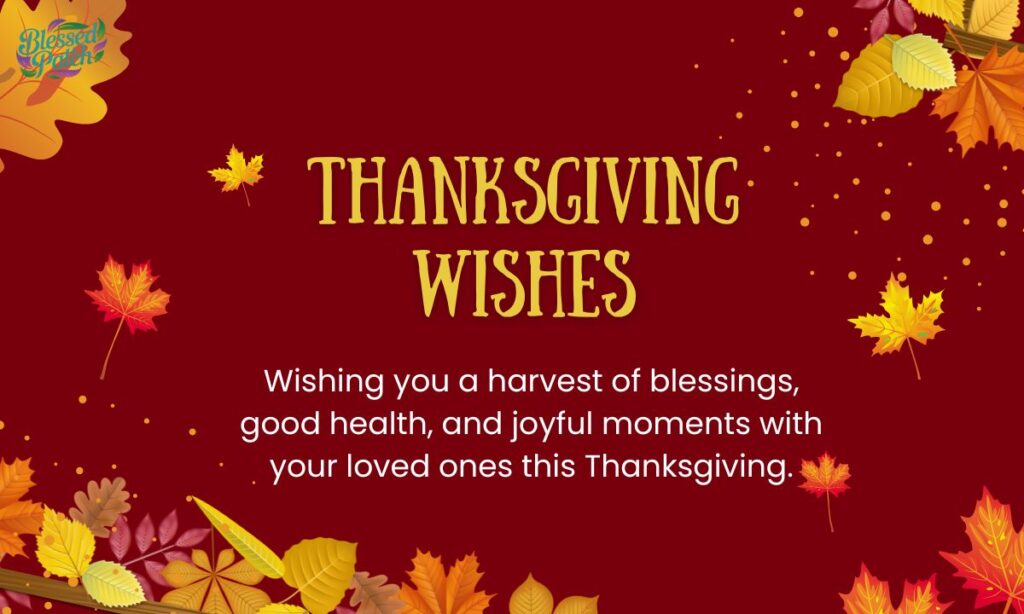 Thanksgiving Wishes