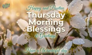 Thursday Morning Blessings