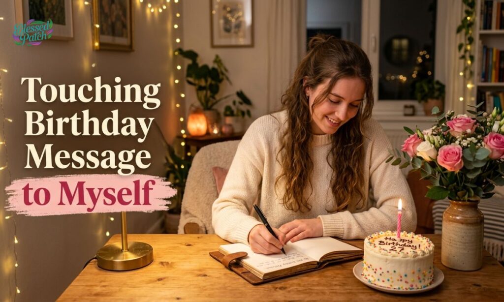 Touching Birthday Message to Myself