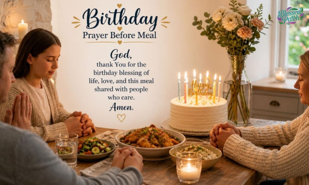 Birthday Prayer Before Meal