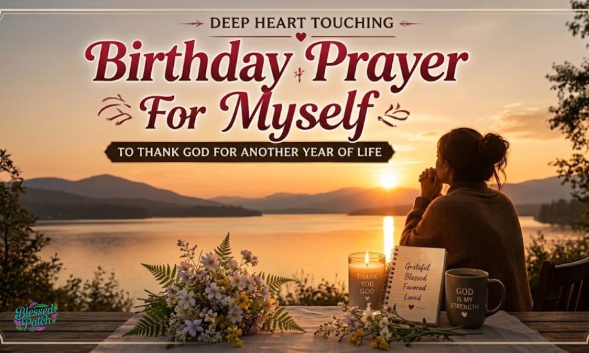 Birthday Prayer For Myself