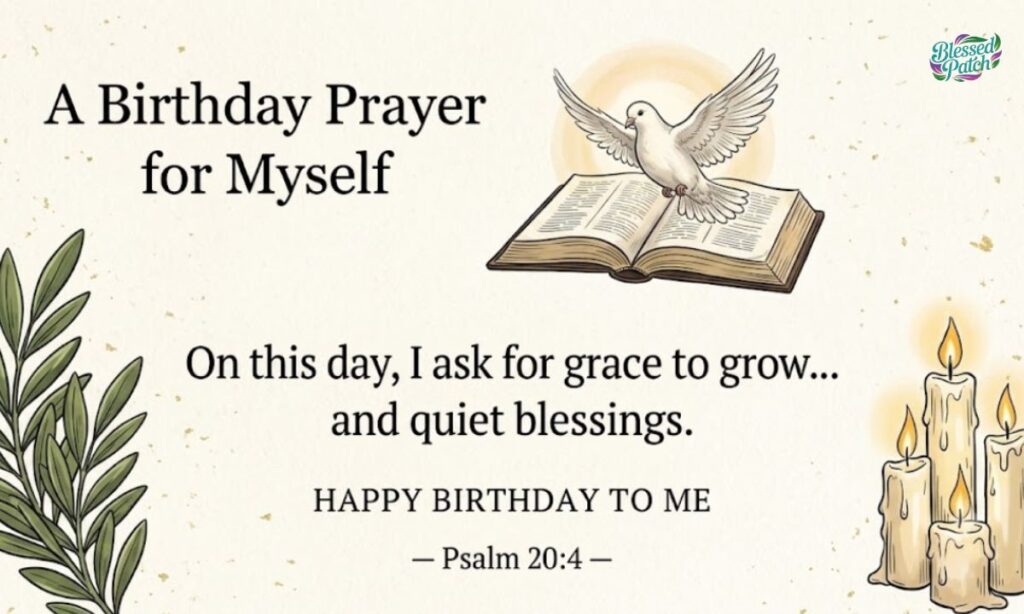 Birthday Prayer for Myself with Bible Verses