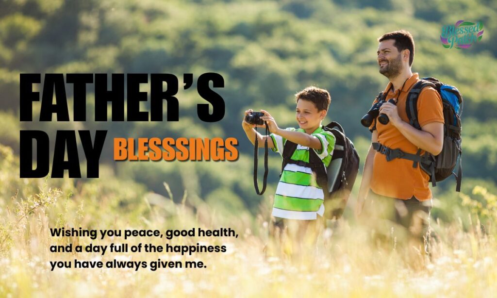 Father's Day Blessings from Son
