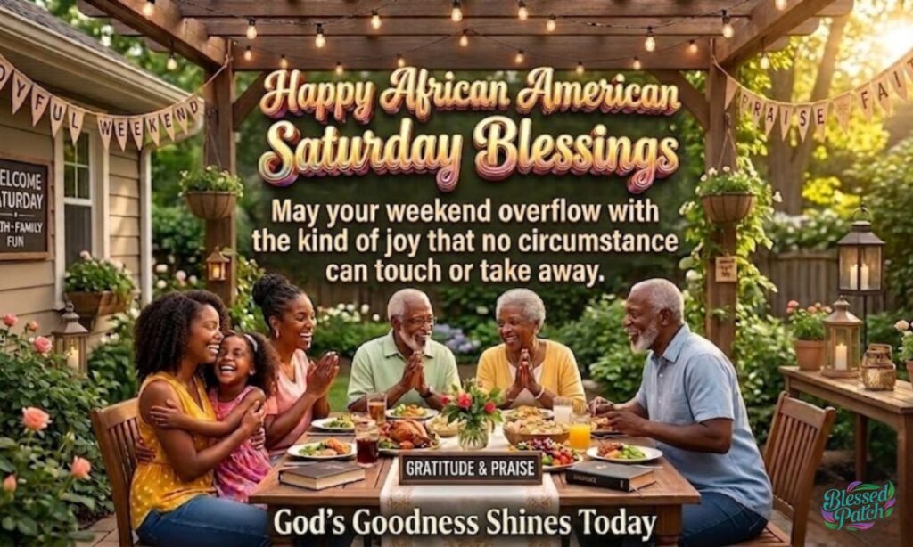 Happy African American Saturday Blessings